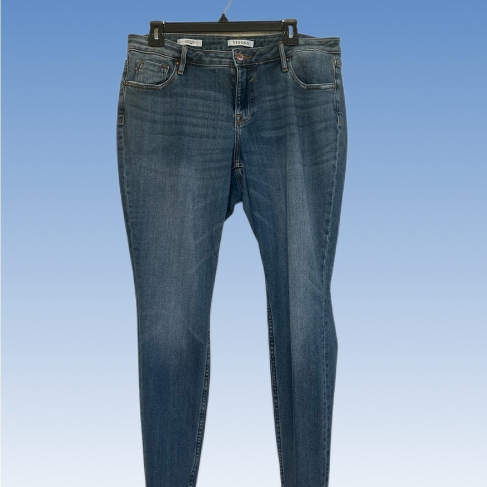 Vigoss Women's Dark Blue Skinny Jeans Size 14